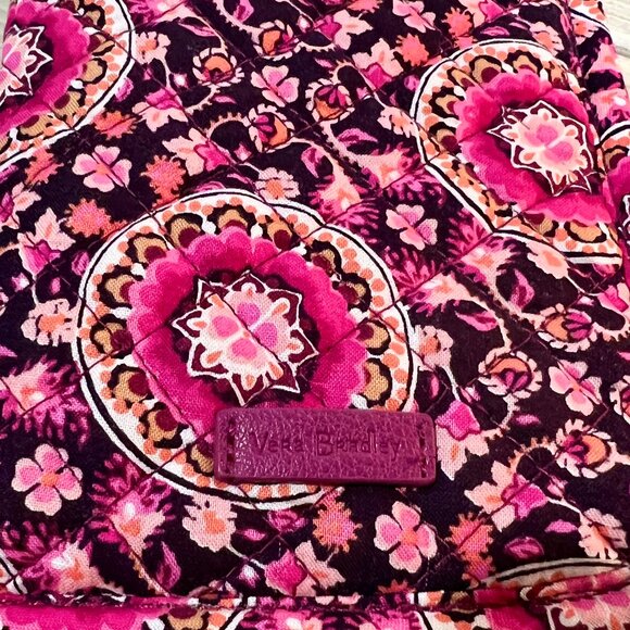 Vera Bradley Raspberry Medallion Curling & Flat Iron Cover - Picture 2 of 4